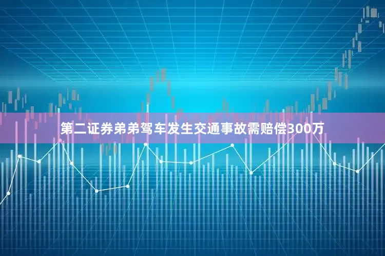 第二证券弟弟驾车发生交通事故需赔偿300万
