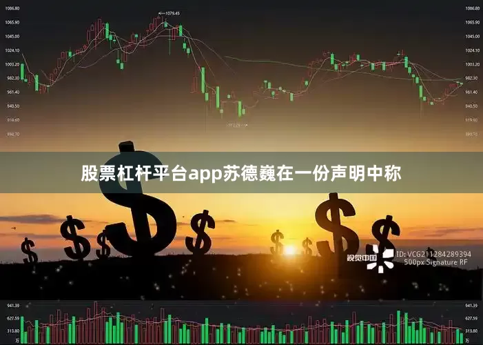 股票杠杆平台app苏德巍在一份声明中称