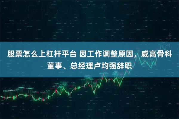 股票怎么上杠杆平台 因工作调整原因，威高骨科董事、总经理卢均强辞职