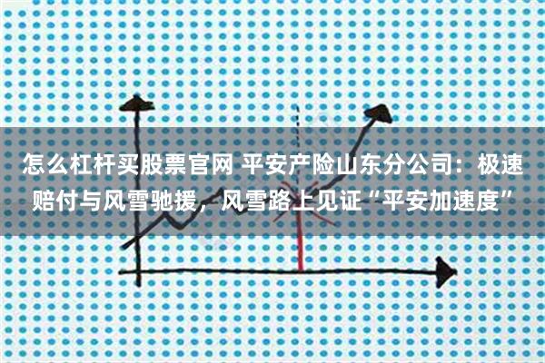 怎么杠杆买股票官网 平安产险山东分公司：极速赔付与风雪驰援，风雪路上见证“平安加速度”
